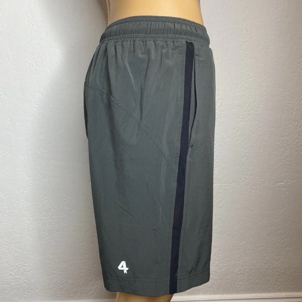 Fourlaps Advance Lined Shorts 9" Men’s Size M Gray EUC.